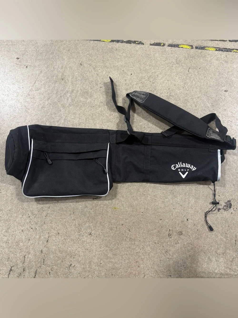 Callaway Golf Pencil Sunday Carry Bag Black Lightweight Travel Single Strap
